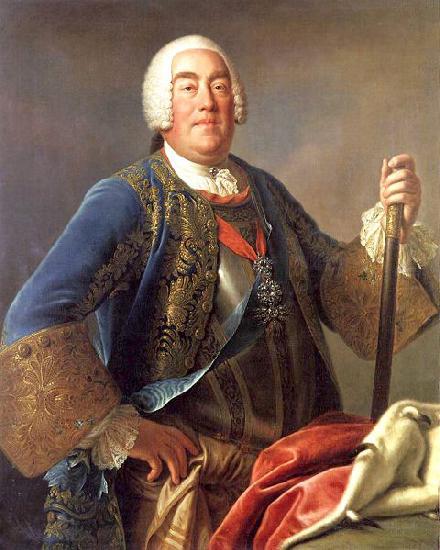 Pietro Antonio Rotari Portrait of King Augustus III of Poland Sweden oil painting art